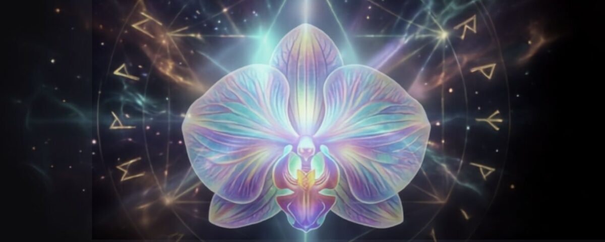 A luminous flower with a star at its center, radiating a soft glow, symbolizing beauty and wonder.